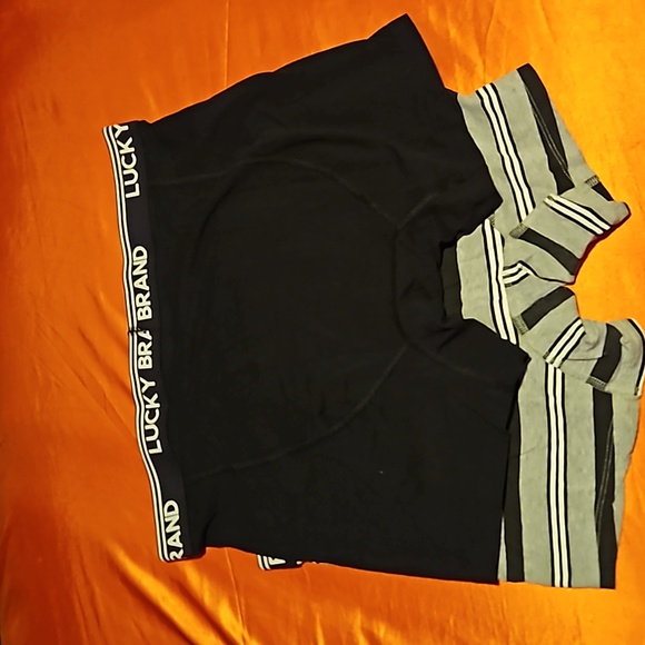 Two pairs of Lucky brand boxer briefs. - Picture 2 of 3